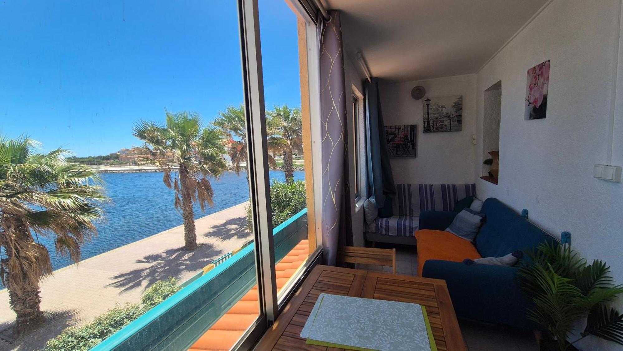 Appartement Marina Soleil Bleu Le Barcares Bagian luar foto