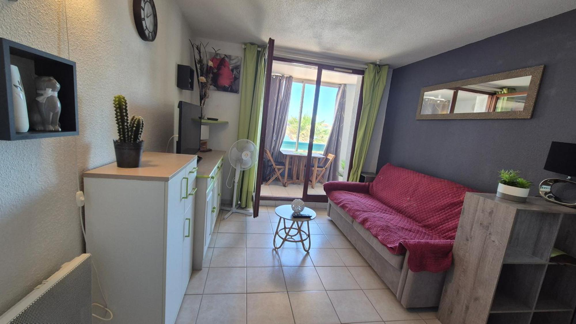 Appartement Marina Soleil Bleu Le Barcares Bagian luar foto